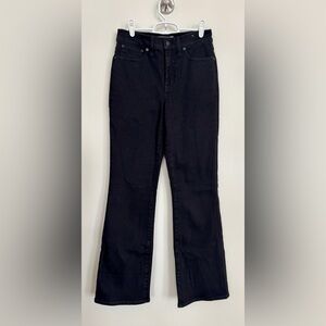 Madewell Mid-Rise Kick Out Jeans Black 27 Tall NWT